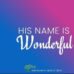 His Name Is Wonderful