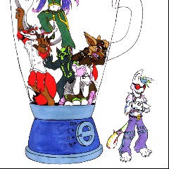 Furries in a Blender