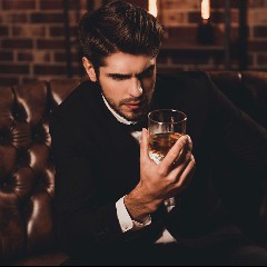 Whiskey Drinking Man