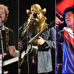 Ed Sheeran, Chris Stapleton & Bruno Mars