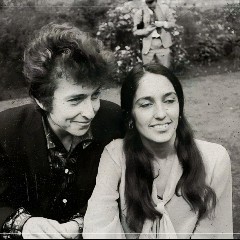 Joan Baez with Bob Dylan