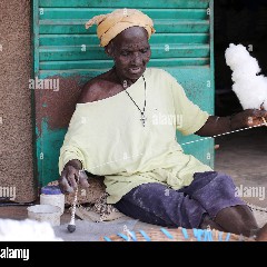 Old Woman in Cotton