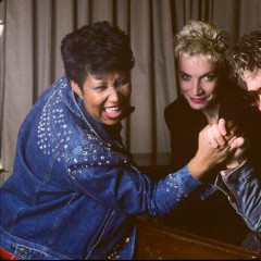 Aretha Franklin with the Eurythmics