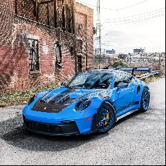 Blue Porsche