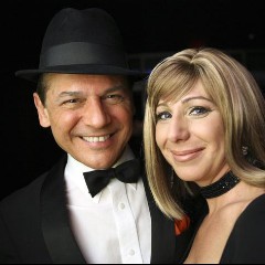 Barbra Streisand with Frank Sinatra