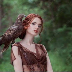 Girl With A Hawk