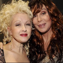 Cher with Cyndi Lauper