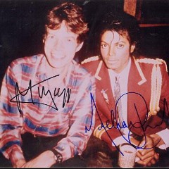 MICHAEL JACKSON THE JACKSONS and MICK JAGGER