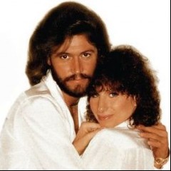 Barbra Streisand with Barry Gibb