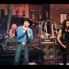 Garth Brooks and Kiss
