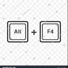 Alt+F4