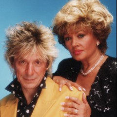 Tina Turner with Rod Stewart