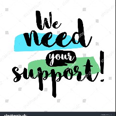 Please, support us