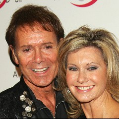 Olivia Newton‐John with Sir Cliff Richard