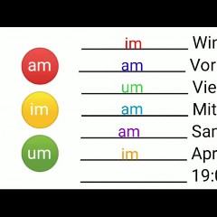 am vormittag