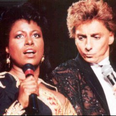 Barry Manilow and Debra Byrd