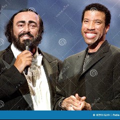 Lionel Richie · Luciano Pavarotti