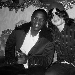 Michael Jackson with Akon