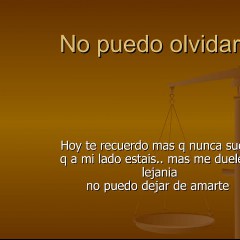 No Puedo Olvidarte