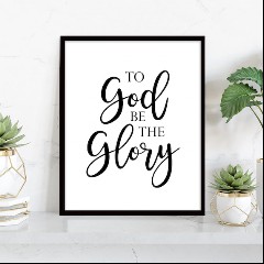 God Be The Glory