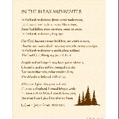 In the Bleak Midwinter