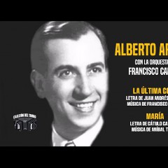 Francisco Canaro con Alberto Arenas