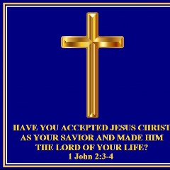 Accept Jesus Christ as your saviour