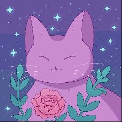Purrple Cat
